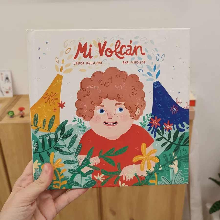 Portada del cuento infantil Mi Volcán por Laura Aguilera