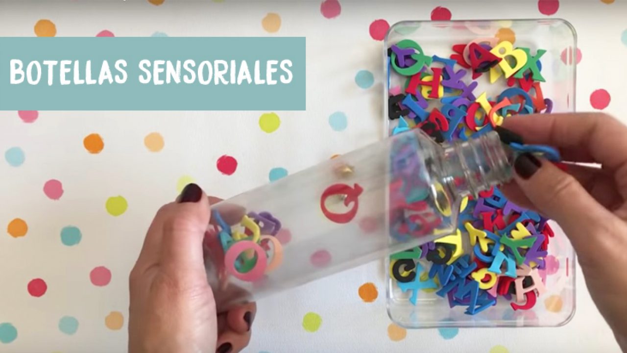 Cómo hacer botellas sensoriales para bebés